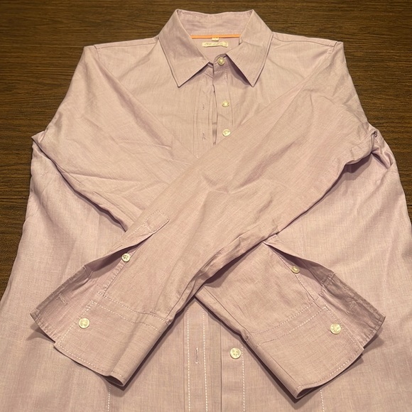 Old Khaki Lavender Button Down Blouse - Picture 8 of 14